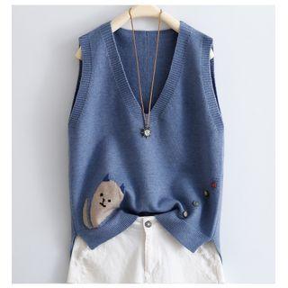 Cat Sweater Vest