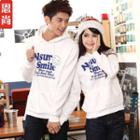 Couple Matching Letter Hoodie