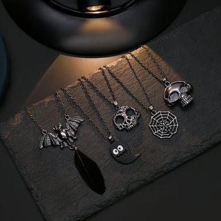 Set Of 5: Halloween Pendant Necklace (various Designs)