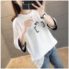 Mock-two-piece Short-sleeve T-shirt