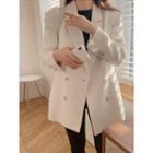 Double-breasted Linen Jacket One Size