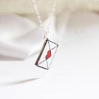 Love Letter Pendant Necklace As Shown In Figure - One Size