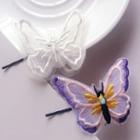 Butterfly-accent Hair Pin