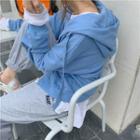 Plain Hooded Jacket / Long-sleeve Loose-fit T-shirt / Loose-fit Jogger Pants