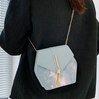 Chain Strap Tie Dye Crossbody Bag