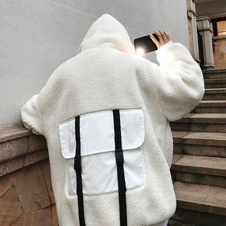 Pocketed Back Fleece Hoodie