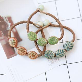 Ceramic Leaves Bracelet