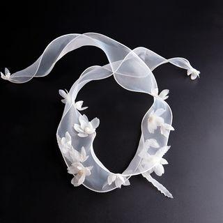 Wedding Flower Mesh Headband As Shown In Figure - One Size