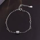 Chain Bracelet Box Set With Gift Box - 1 Pc - Silver - One Size