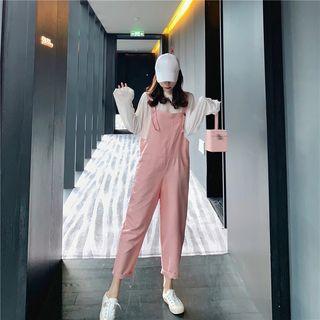 Long-sleeve T-shirt / Cropped Dungaree