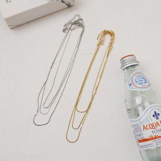 Set Of 3: Basic Layering Chain Necklace