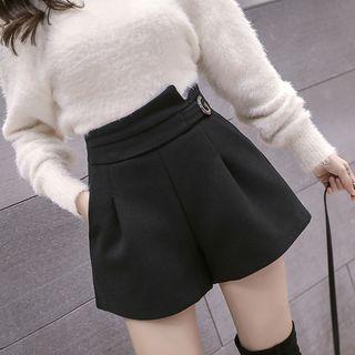 Letter Applique Shorts