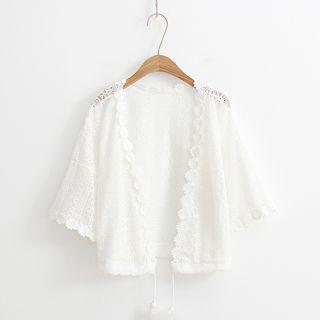 Crochet 3/4 Sleeve Jacket