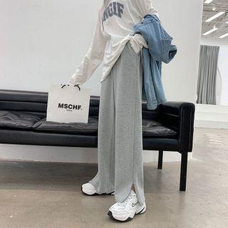 Zipped Bootcut Pants