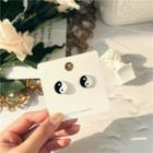 Alloy Ying & Yang Earring 1 Pair - Alloy Ying & Yang Earring - Black & White - One Size