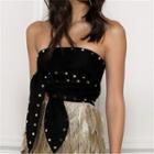 Strapless Studded Top