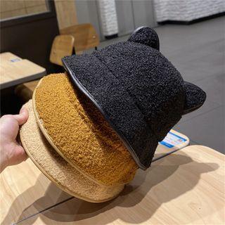 Cat Ear Fleece Bucket Hat
