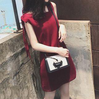 Asymmetrical Sleeveless Minidress