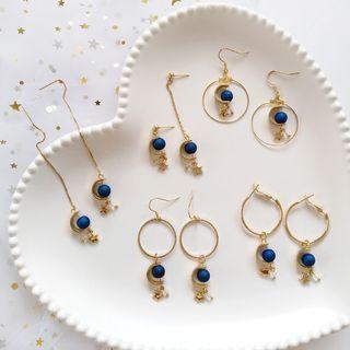 Star Drop Earring / Clip-on Earring (various Designs)