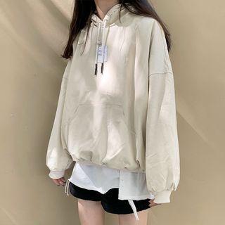 Hooded Windbreaker Almond - One Size