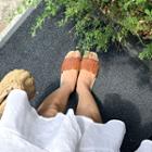 Woven Low-heel Slide Sandals