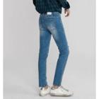 Distressed Straight-cut +5cm Jeans