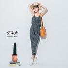 Strappy Patterned Jumpsuit
