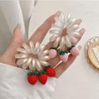 Strawberry Plastic Coil Hair Tie