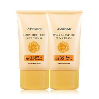 Mamonde - Set Of 2: Daily Moisture Sun Cream Spf 35 Pa++ 50ml 2pcs