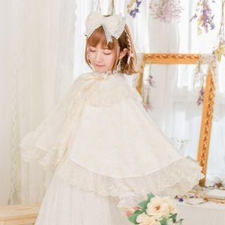 Lace Trim Cape