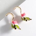 Alloy Tulip Earring 1395 - 1 Pair - 01 - Kc Gold - One Size