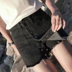 Mini A-line Denim Skort / Under Shorts