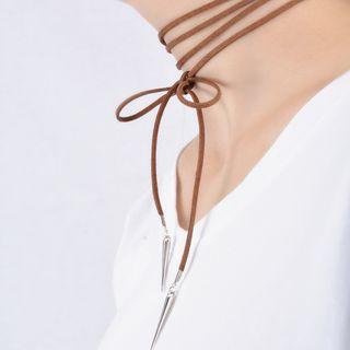 Bow String Layered Choker
