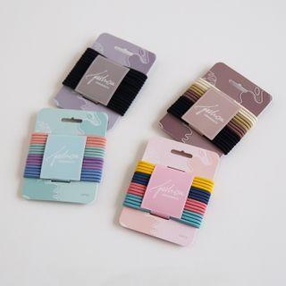 Set Of 16 : Plain Hair Tie
