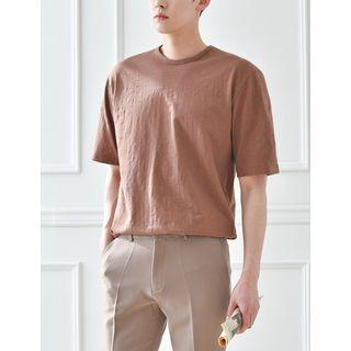 Round-neck T-shirt In 12 Colors