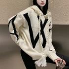 Details Loose-fit Hooded Sweater Off White - One Size