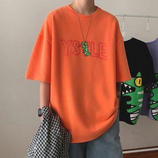 Dinosaur Print Oversized Tee