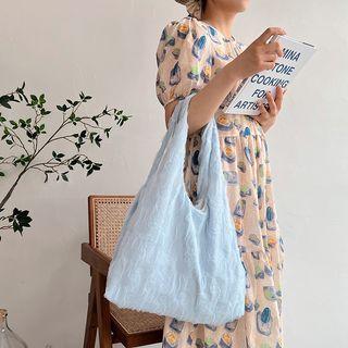 Plain Tote Bag Blue - One Size