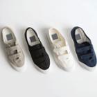 Dual-velcro Canvas Sneakers