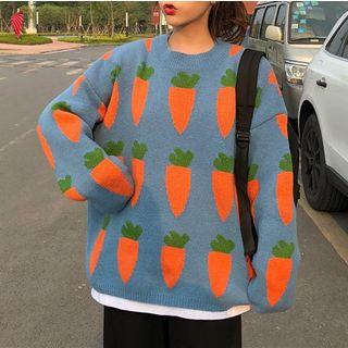 Carrot Pattern Sweater