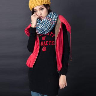 Printed Long Pullover