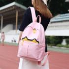 Oxford Cloth Contrast Color Backpack