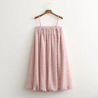 Spaghetti Strap Mini Smock Dress
