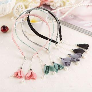 Petal Faux Pearl Headband