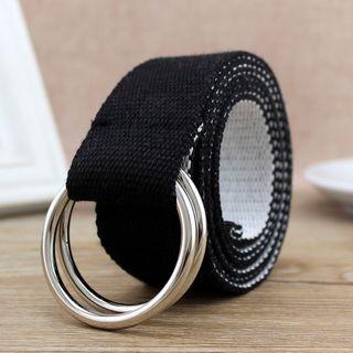 Double-ring Canvas Belt