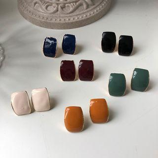 Rectangle Stud Earring
