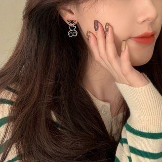Bear Bow Earring