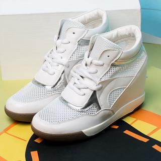 Mesh Platform Sneakers