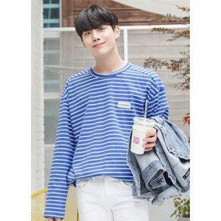 Letter Loose-fit Stripe T-shirt
