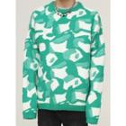 Camouflage Print Sweater